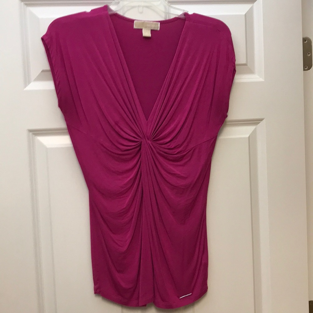 Michael Kors ruched blouse